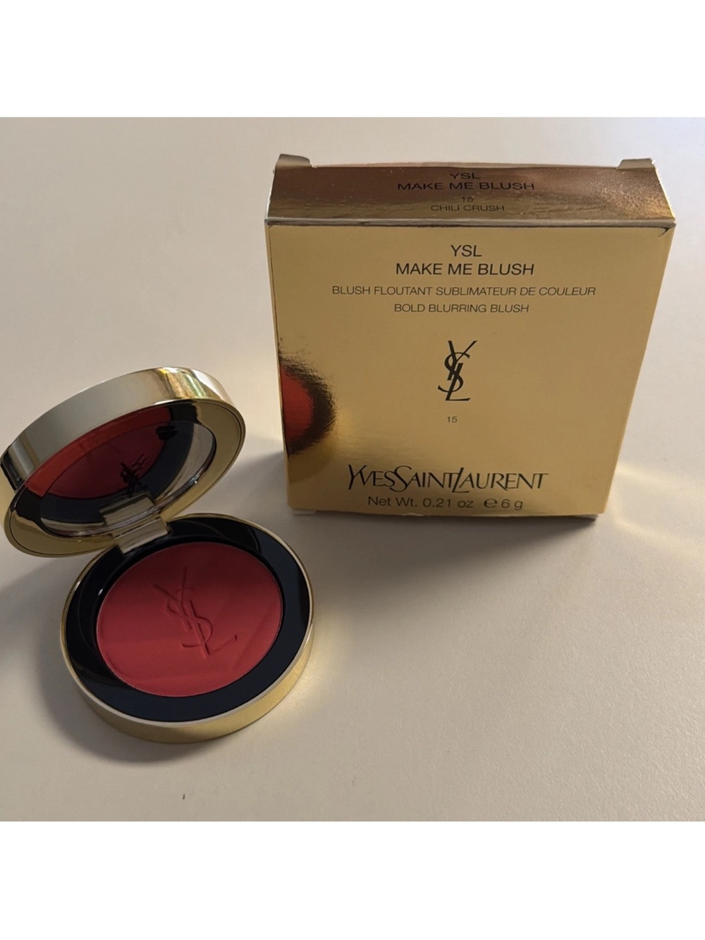 Yves Saint Laurent Make Me Blush Cream Blush - Chili Crush BNIB